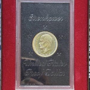 1974 Eisenhower Dollar Coin in Display Case